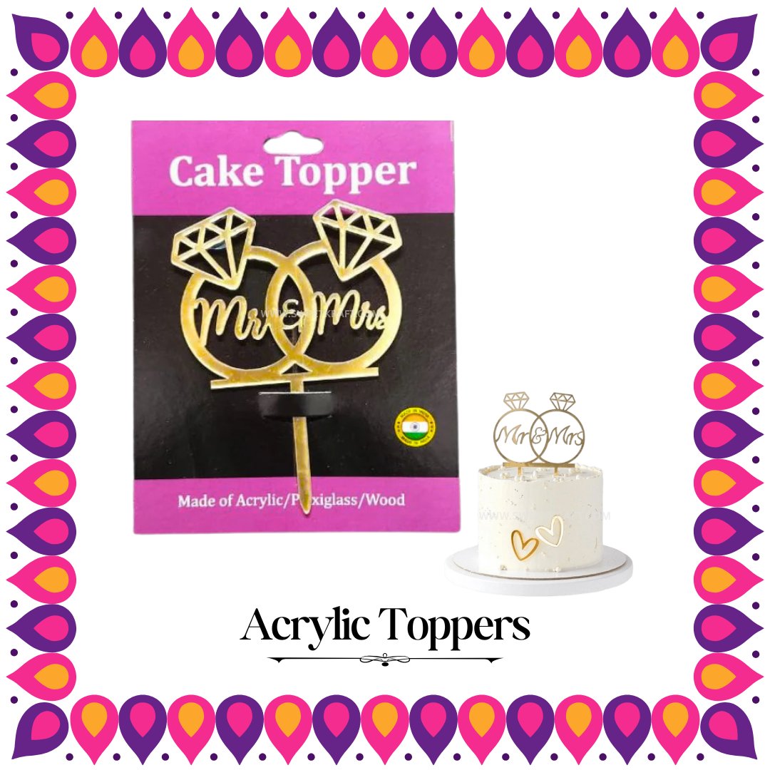 Acrylic Cake Toppers