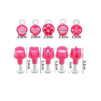 Plunger Cutter Set { 5*1 } Sweetkraft | Baking supplies