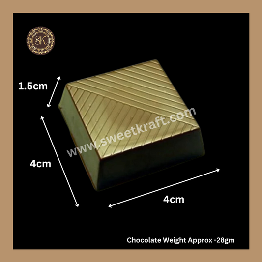 Plastic chocolate mould | Cacao | Square Mould | Mini Kunafa Mold | Plastic molds (PM-338) Sweetkraft | Baking supplies