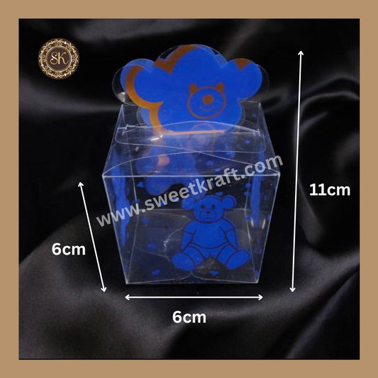 Chocolate Box | PVC Box | Blue-(340A01) Sweetkraft | Baking supplies