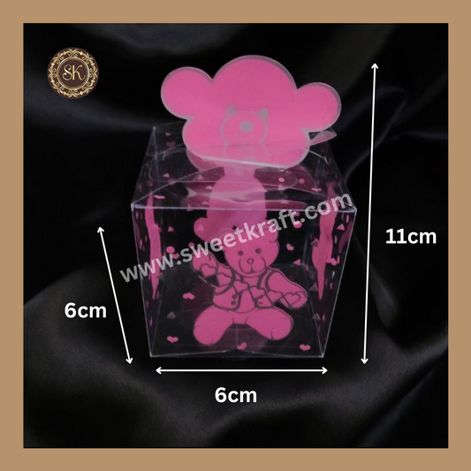 Chocolate Box | PVC Box | Pink-(340A01) Sweetkraft | Baking supplies