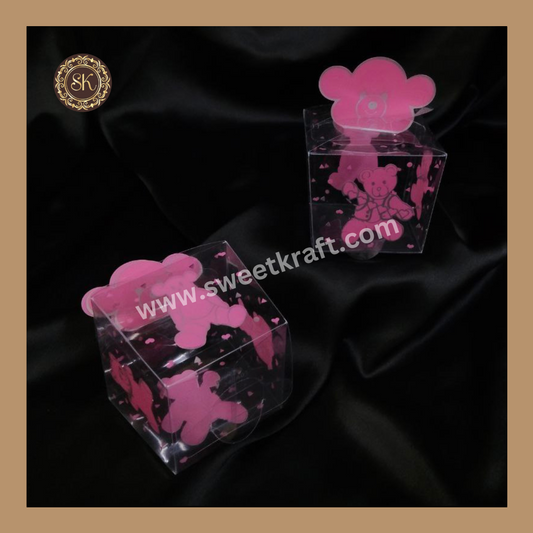 Chocolate Box | PVC Box | Pink-(340A01) Sweetkraft | Baking supplies