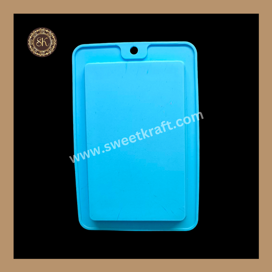 Silicon Chocolate Mould | Diwali Silicone Mould | Wel Come Bar Silicone Mould | Blue | Pack Of 1pc (CSM-028) Sweetkraft | Baking supplies