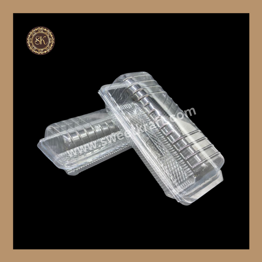 PVC Plastic Container | Disposable Cake Container | Transparent Box | Rectangle (003- 2209)