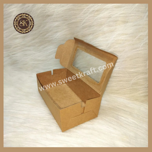 Plum Cake Box | Loaf Cake Box | Christmas Cake Box | Brownie box | Rectangle Shape - Pack of 10 Pieces, 25 Pieces, 50 Pieces. Sweetkraft | Baking supplies