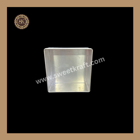 Aluminium Squar Cake Tin | Aluminium Cake Tin | Cake Tin - 5x5x2.5inch Sweetkraft | Baking supplies