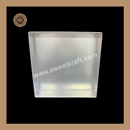 Aluminium Squar Cake Tin | Aluminium Cake Tin | Cake Tin - 11x11x2.5inch Sweetkraft | Baking supplies