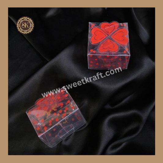 Kareena F-223| Chocolate Box | Heart Box | Valentine's Day Box | Gifting Box | Red Colour - Pack Of 5 Pieces & 10 Pieces Sweetkraft | Baking supplies