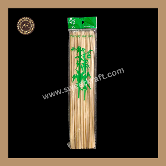 Bamboo Stick | Wooden Stick | Barbeque Stick | Purely Natural - 14Inch Sweetkraft | Baking supplies