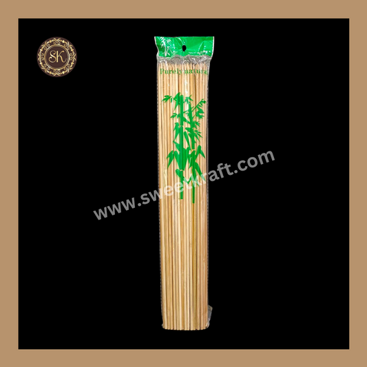 Bamboo Stick | Wooden Stick | Barbeque Stick | Purely Natural - 16Inch Sweetkraft | Baking supplies