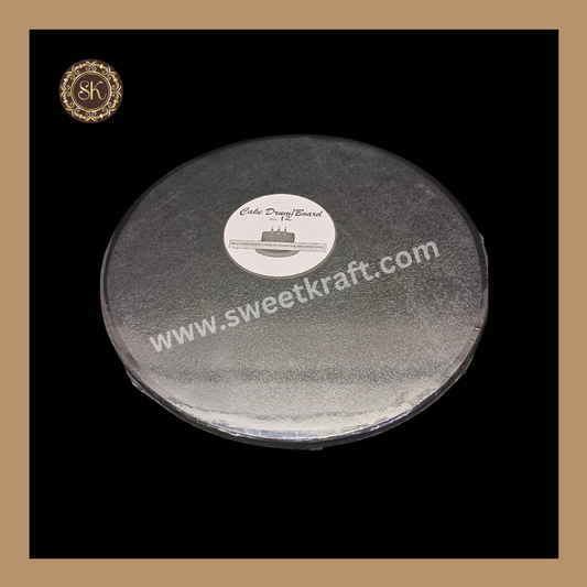 Cake Drum Board | Cake Base | Drum Board | Pastry Board | Black - 12inch (Pack of 1pc) Sweetkraft | Baking supplies