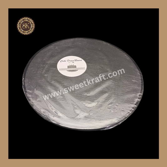 Cake Drum Board | Cake Base | Drum Board | Pastry Board | Black - 14inch (Pack of 1pc) Sweetkraft | Baking supplies