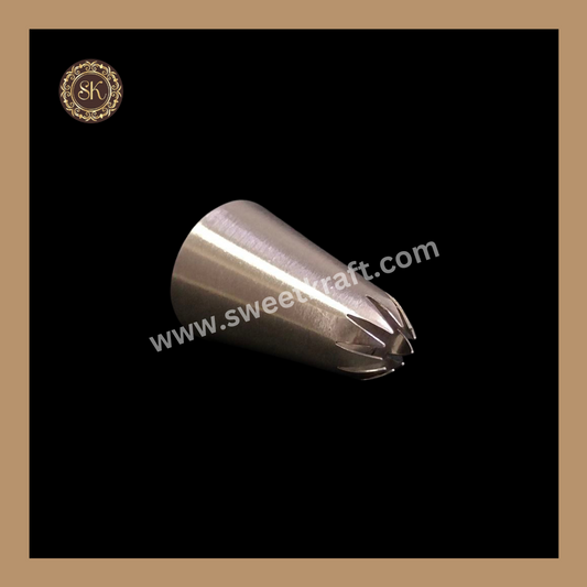 Noor-132 Icing Nozzle | Stainless Steel Nozzle | Tool | Reusable & Washable | Cake Decor Sweetkraft | Baking supplies