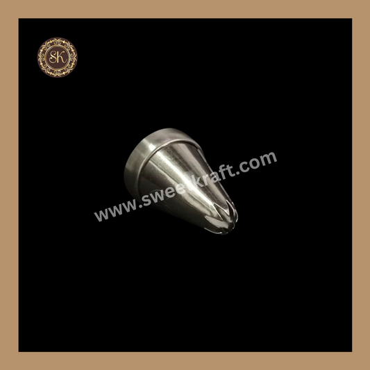 Noor-8 Icing Nozzle | Stainless Steel Nozzle | Tool | Reusable & Washable | Cake Decor Sweetkraft | Baking supplies