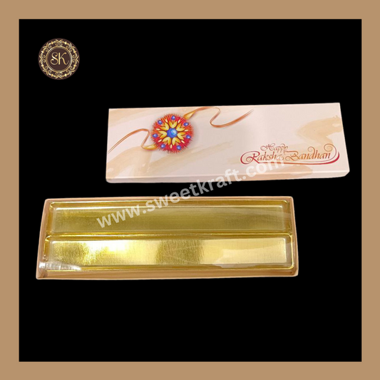 Happy Raksha Bandhan SMS Box | Choco Message Box | Raksha Bandhan Chocolate Box | 2 Line Sweetkraft | Baking supplies