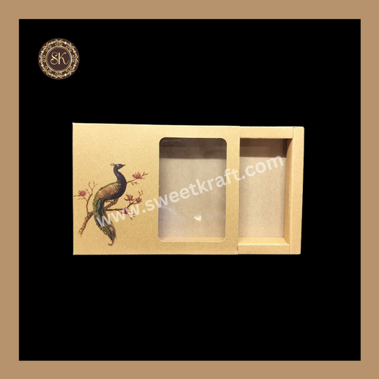 12 Eco-Nature Cavity Box | Golden Cavity Box | Chocolate Box | Gift Box - (Only Box) Sweetkraft | Baking supplies