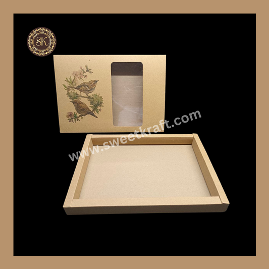 24 Eco-Nature Cavity Box | Golden Cavity Box | Chocolate Box | Gift Box - (Only Box) Sweetkraft | Baking supplies