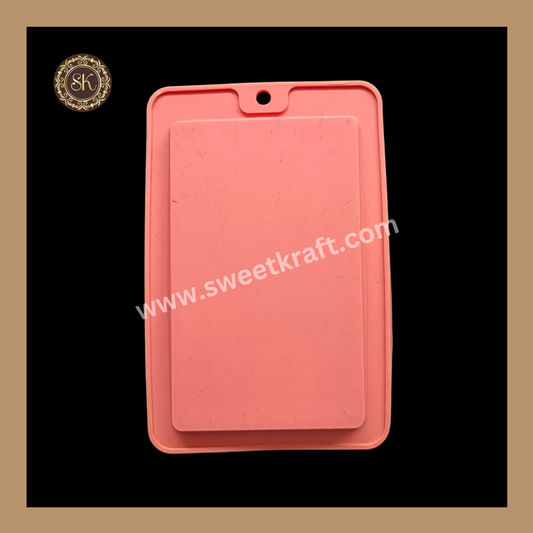 Silicon Chocolate Mould | Diwali Silicone Mould | Wel Come Bar Silicone Mould | Pink | Pack Of 1pc (CSM-028) Sweetkraft | Baking supplies