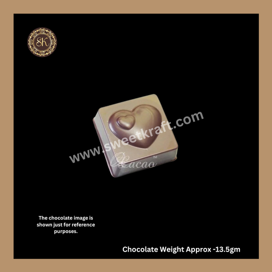 Plastic Chocolate Mould | Heart Squar Mold | Cacao Mould | Mould | PVC Plastic Mould | Plastic Molds (PM-391)