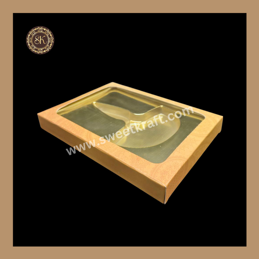 12 Cavity Box | Diwali Greeting Box | Diya Cavity | Golden Cavity | Chocolate Box | Gift Box | Mithai Box | Brown- (With Cavity Tray)