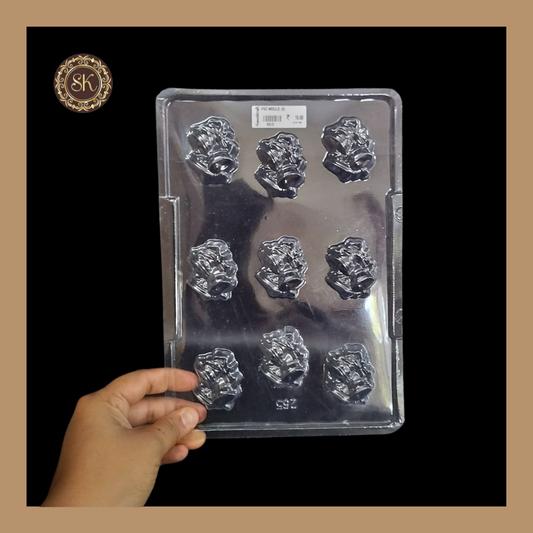 Plastic chocolate mould | Christmas Designing Chocolate Mould | Chocolate Plastic Mold | Plastic molds  (PM-155) Sweetkraft | Baking supplies