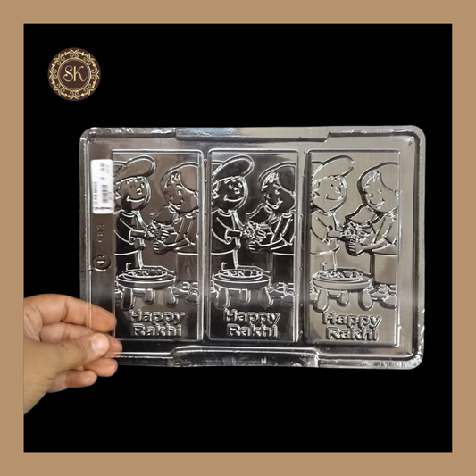 Plastic chocolate mould | Raksha Bndhan Chocolate Mould | Chocolate Plastic Mold | Plastic molds  (PM-158) Sweetkraft | Baking supplies