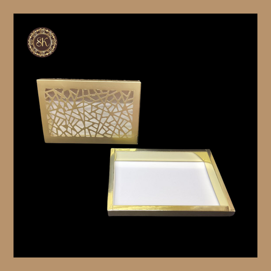 15 Cavity Laser Box | Golden Cavity Box | Chocolate Box | Gift Box | Pack of - 5 Pieces & 10 Pieces (Only Box) Sweetkraft | Baking supplies
