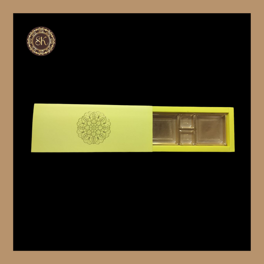 12 Cavity Pastel Box | Golden Cavity Box | Chocolate Box | Gift Box - (With Cavity & Lid Cover) Sweetkraft | Baking supplies