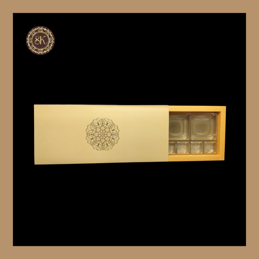 24 Cavity Pastel Box | Golden Cavity Box | Chocolate Box | Gift Box - (Only Box) Sweetkraft | Baking supplies
