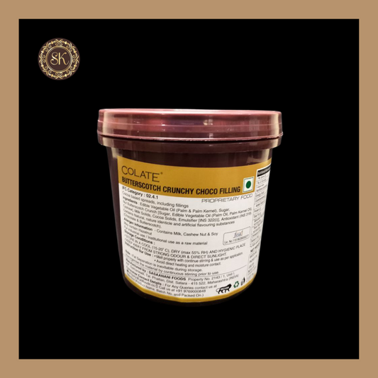 Butterscotch Crunchy Choco Filling | Colate - 1kg Sweetkraft | Baking supplies