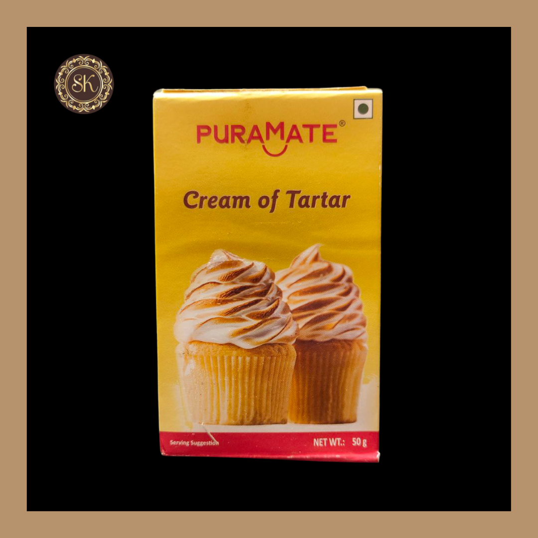 thumbnail image 2 of Cream Of Tartar - 50g Tub, Potassium Bitartrate For Baking, Stabilizing Egg Whites & Candy Making 2 of 12