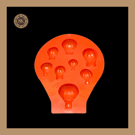Silicone Parachute Mould | Red Silicone Mould | Multi Designe | Pack Of 1pc Sweetkraft | Baking supplies
