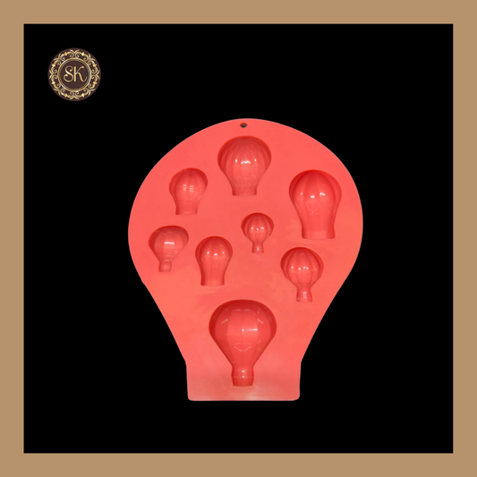 Silicone Parachute Mould | Pink Silicone Mould | Multi Designe | Pack Of 1pc Sweetkraft | Baking supplies