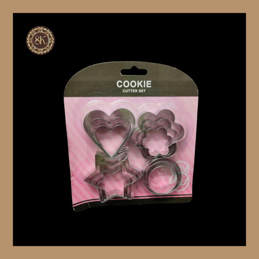 Stainless Steel Cookie Cutter | Cookie Cutter | Pack Of 6pcs Sweetkraft | Baking supplies