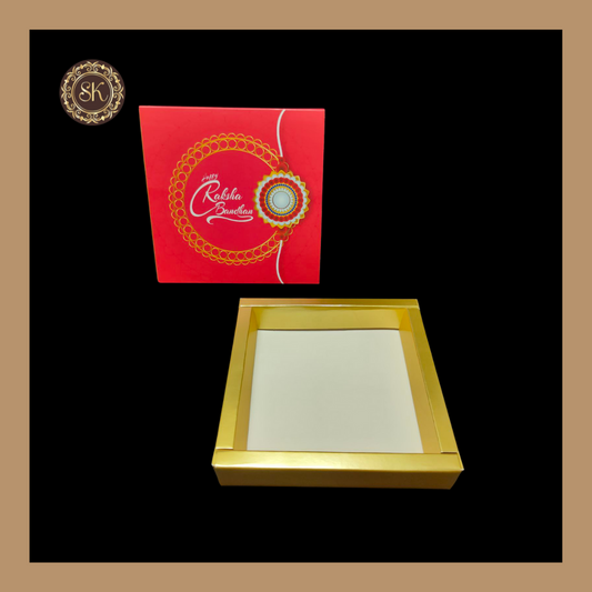 9 cavity Raksha Bandhan box | Chocolate Box | Gift Box | (Only Box-5pcs) Sweetkraft | Baking supplies