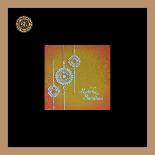 Happy Raksha Bandhan Sticker | Chocolate Cavity Stickers | Pack Of 5sheets - (RBS-013) Sweetkraft | Baking supplies