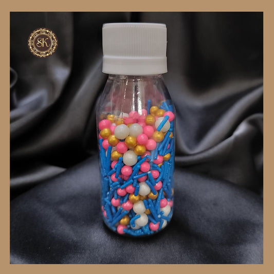 Fancy Candy | Sprinkles | Edible Cake Decoration Items | Cake Topping | Sprinkles For Cake Decoration | Multi Colour | Medium Bottle - (SP-004) Sweetkraft | Baking supplies