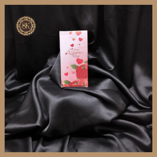 Valentine's Day Chocolate Bar Boxes | Chocolate Box | Chocolate Gifting Box | Red Rose Colour - (VB-011) Sweetkraft | Baking supplies