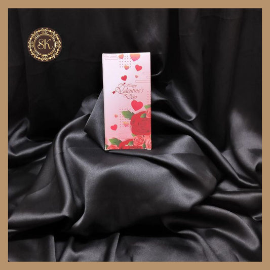 Valentine's Day Chocolate Bar Boxes | Chocolate Box | Chocolate Gifting Box |  Red Rose Colour  - (VB-011) Sweetkraft | Baking supplies