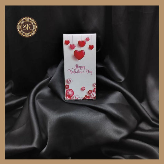 Valentine's Day Chocolate Bar Boxes | Chocolate Box | Chocolate Gifting Box | Red Colour - Pack of 10 (VB-003) Sweetkraft | Baking supplies