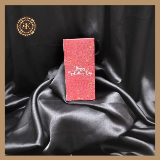 Valentine's Day Chocolate Bar Boxes | Chocolate Box | Chocolate Gifting Box | Red Colour - Pack of 10 (VB-002) Sweetkraft | Baking supplies