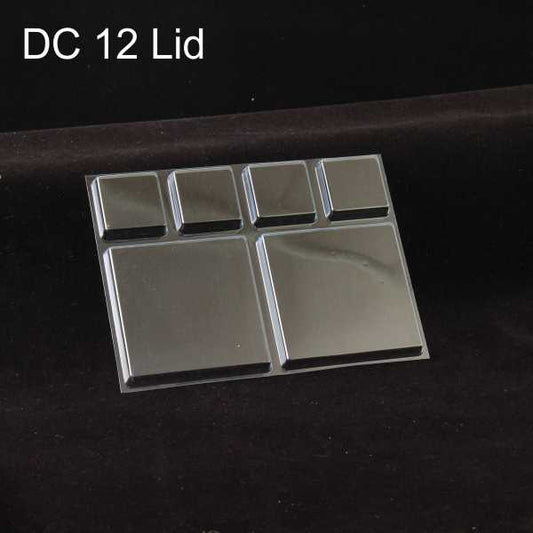 12 Dc Lid cover 4*3 - (Pck of 10) Sweetkraft | Baking supplies
