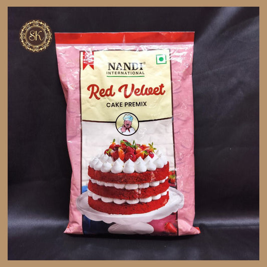 Red Velvet Cake Premix | Cake Premix | Red Velvet Premix | Nandi - 1 Kg Sweetkraft | Baking supplies