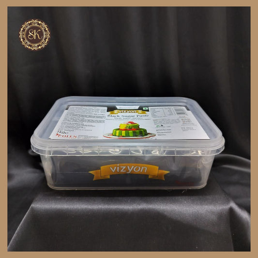 Vizyon Black Sugar Paste / Fondant Sweetkraft | Baking supplies