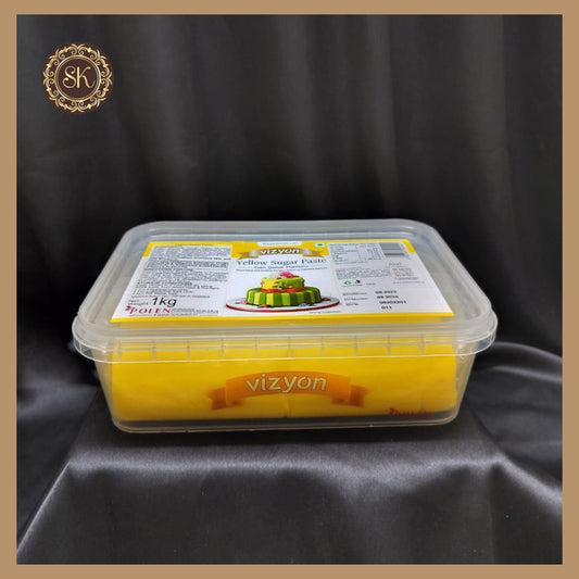 Vizyon Yellow Sugar Paste / Fondant Sweetkraft | Baking supplies
