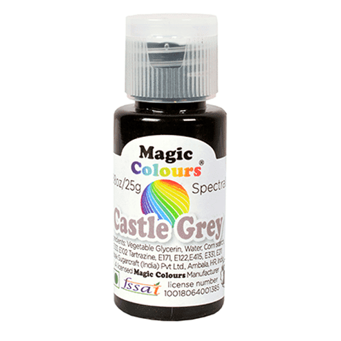 Spectral Mini - Gel Colours Castle Grey Sweetkraft | Baking supplies