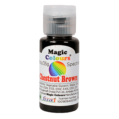 Spectral Mini - Gel Colours Chestnut Brown Sweetkraft | Baking supplies