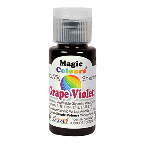 Spectral Mini - Gel Colours Grape Violet Sweetkraft | Baking supplies