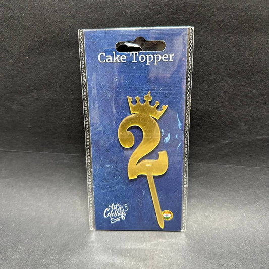 Number Cake Topper 4 Inch Sweetkraft | Baking supplies