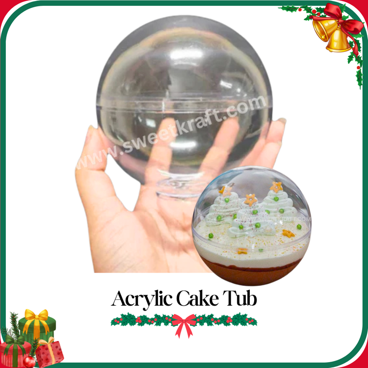 Acrylic Cake Tub